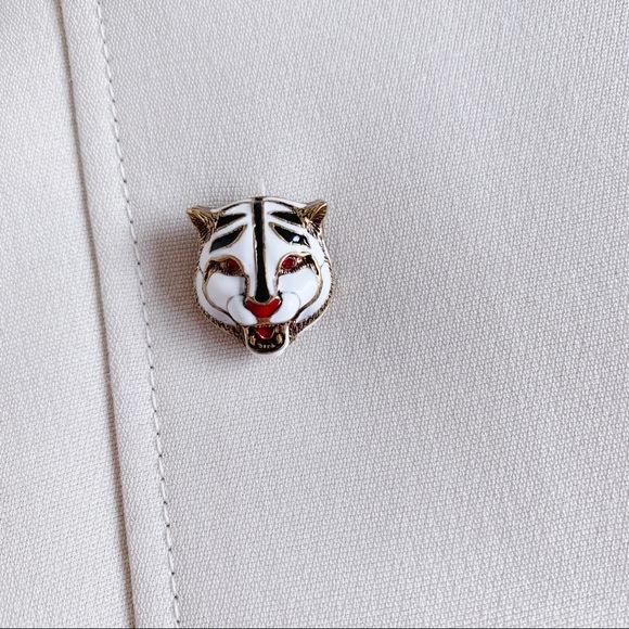 NWT Authentic Gucci Tiger Button Wool Aline Skirt​ - Picture 4 of 16